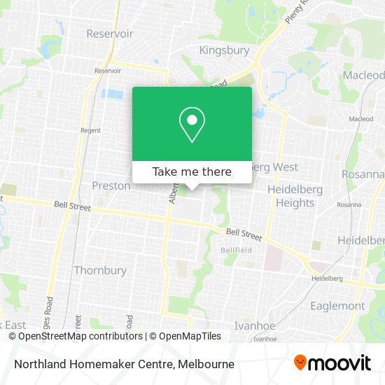 Northland Homemaker Centre map