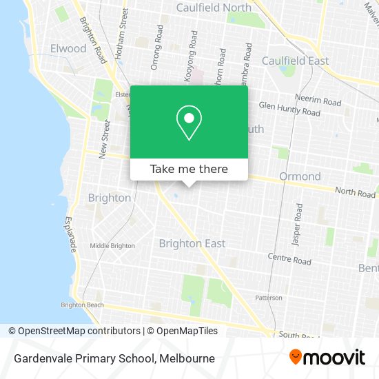 Gardenvale Primary School map