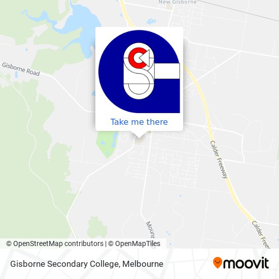 Gisborne Secondary College map