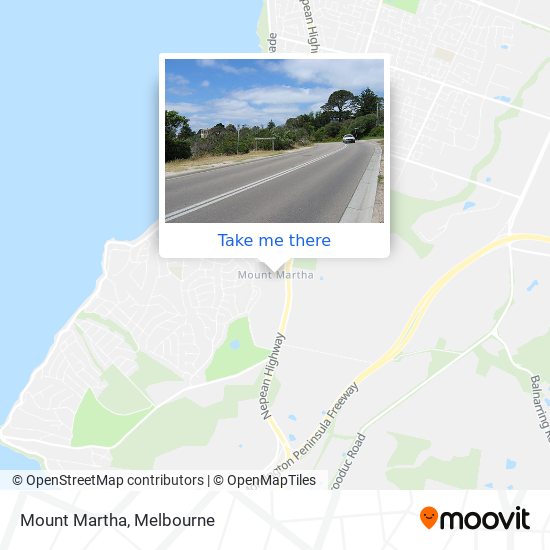 Mapa Mount Martha