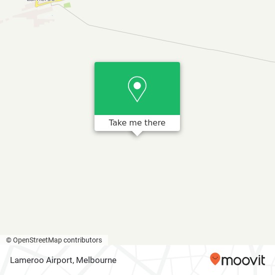 Mapa Lameroo Airport