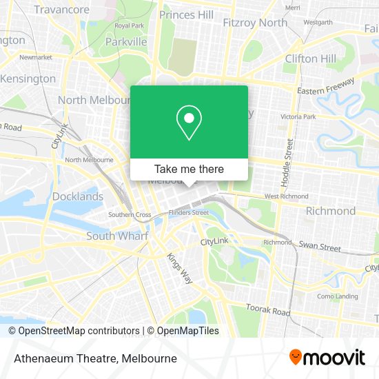 Athenaeum Theatre map