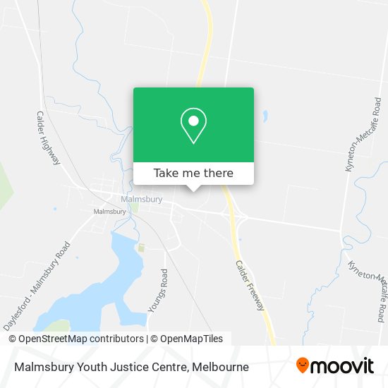 Malmsbury Youth Justice Centre map
