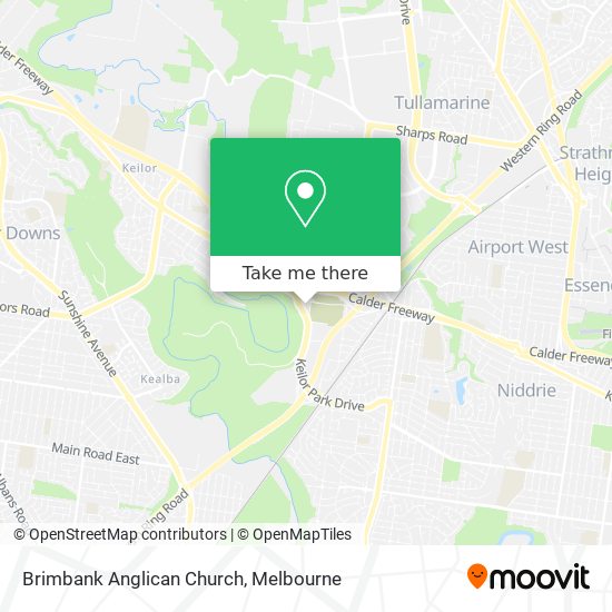 Brimbank Anglican Church map