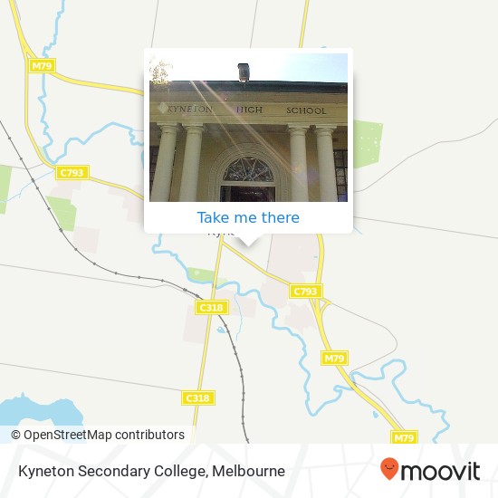 Kyneton Secondary College map