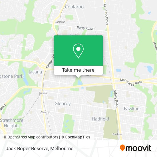 Jack Roper Reserve map
