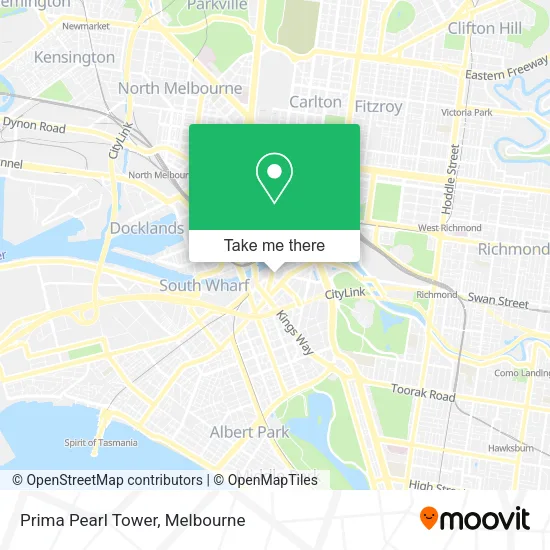 Prima Pearl Tower map
