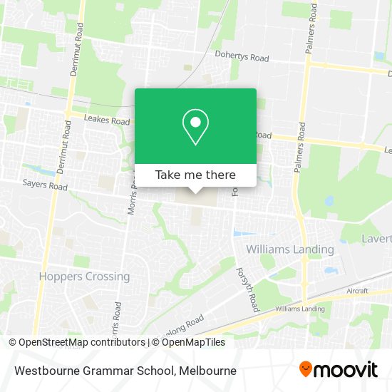 Westbourne Grammar School map
