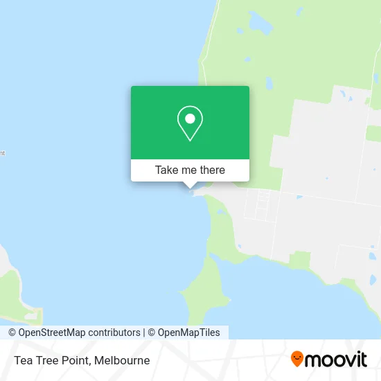 Mapa Tea Tree Point