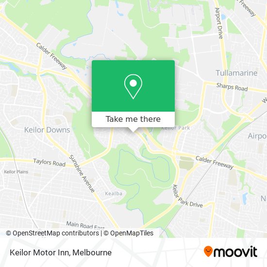 Keilor Motor Inn map