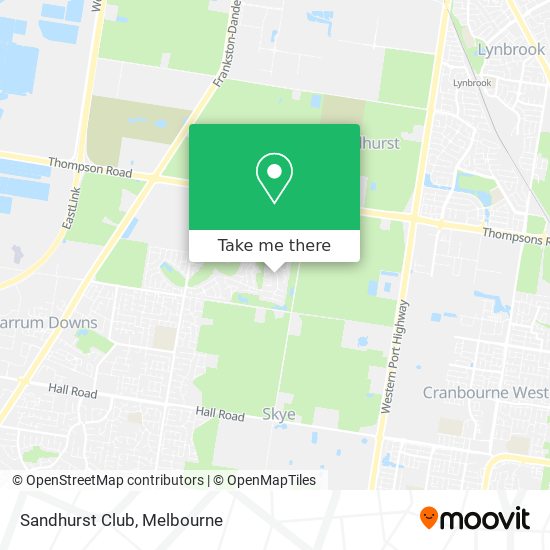 Sandhurst Club map