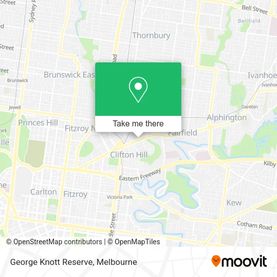 George Knott Reserve map