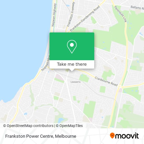 Mapa Frankston Power Centre