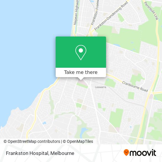 Frankston Hospital map