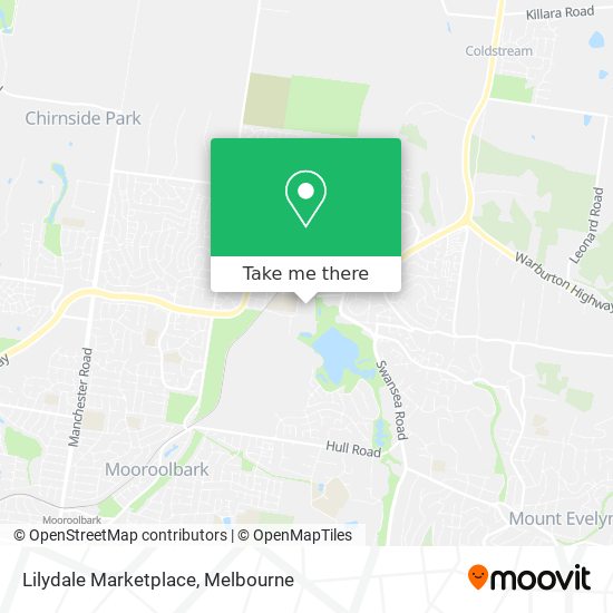 Lilydale Marketplace map