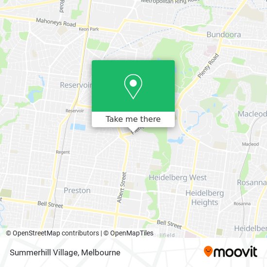 Summerhill Village map