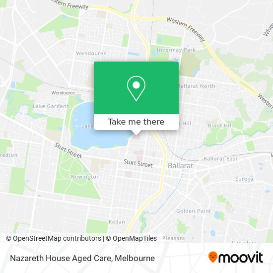 Nazareth House Aged Care map