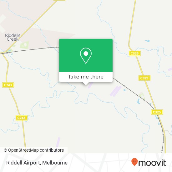 Mapa Riddell Airport