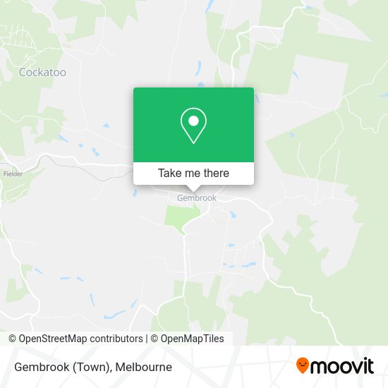 How to get to Gembrook (Town) by bus or train?