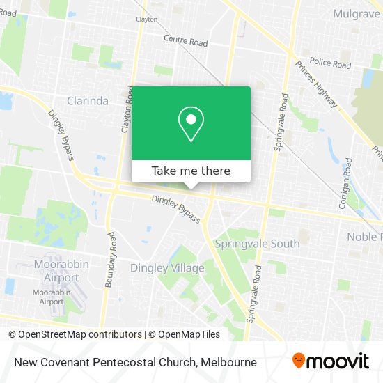 New Covenant Pentecostal Church map