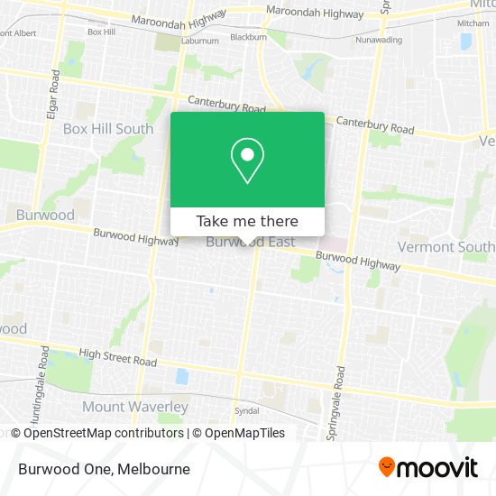 Burwood One map