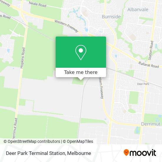 Deer Park Terminal Station map