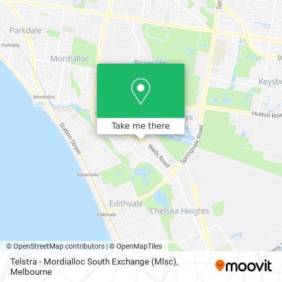 Telstra - Mordialloc South Exchange (Mlsc) map