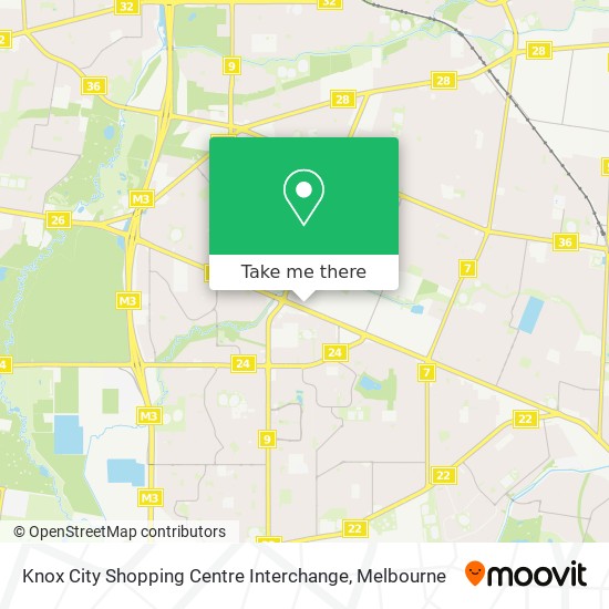 How To Get To Knox City Shopping Centre Interchange In Wantirna South By Bus Or Train