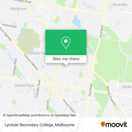 Lyndale Secondary College map