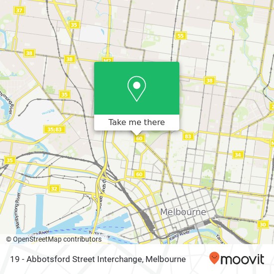 19 - Abbotsford Street Interchange map