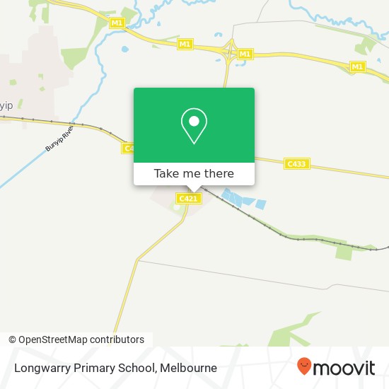Mapa Longwarry Primary School