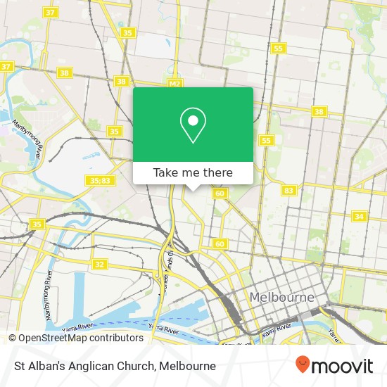 Mapa St Alban's Anglican Church