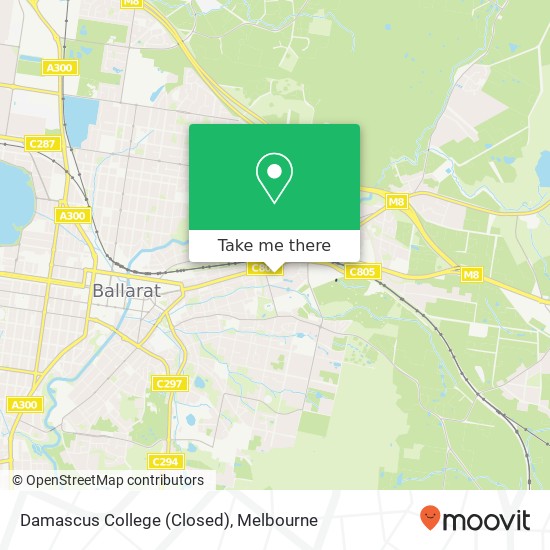 Damascus College (Closed) map