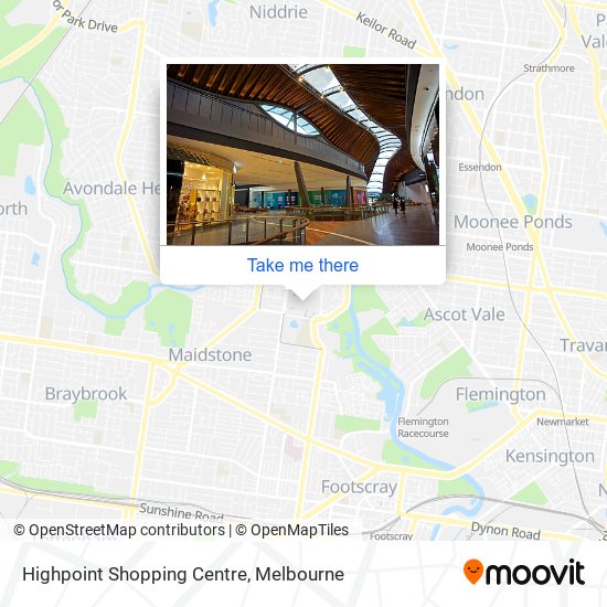 Highpoint Shopping Centre map