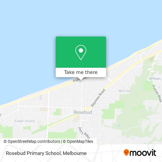 Rosebud Primary School map