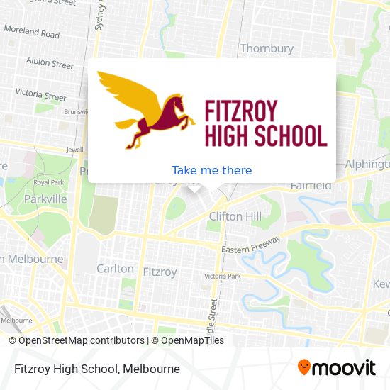 Fitzroy High School map