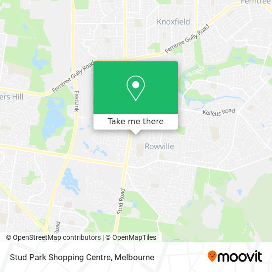 Mapa Stud Park Shopping Centre