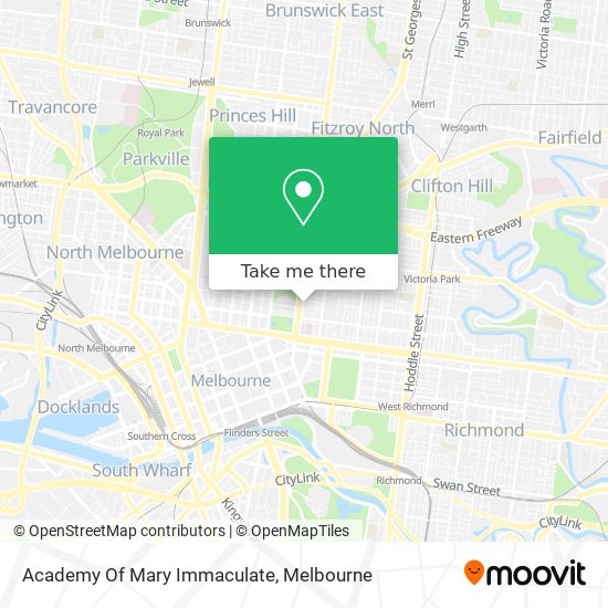 Academy Of Mary Immaculate map