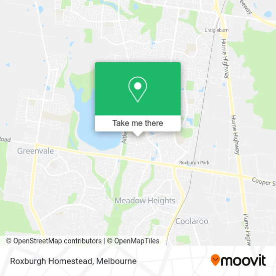 Roxburgh Homestead map