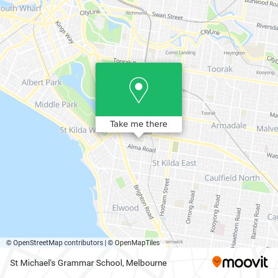 Mapa St Michael's Grammar School