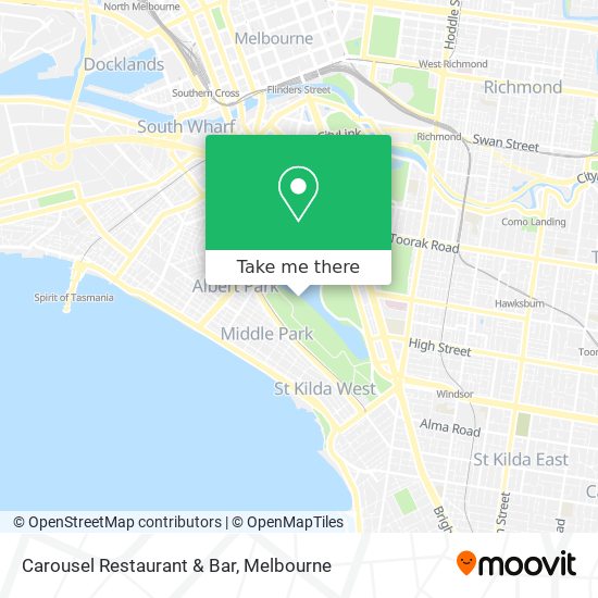 Carousel Restaurant & Bar map