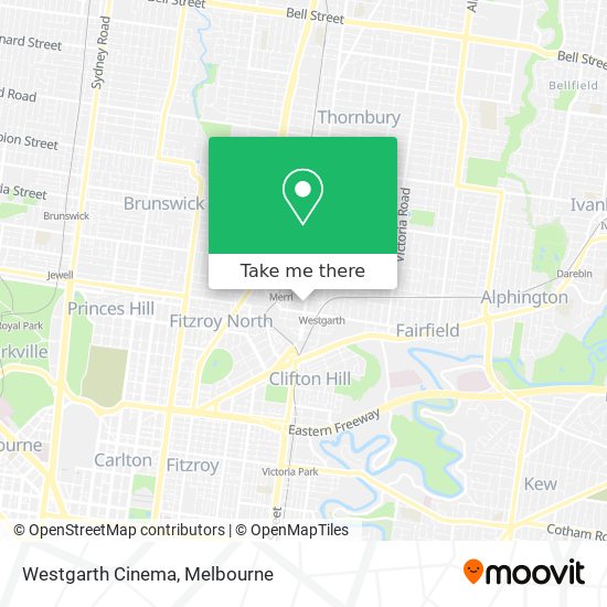Westgarth Cinema map