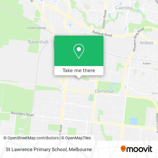 Mapa St Lawrence Primary School