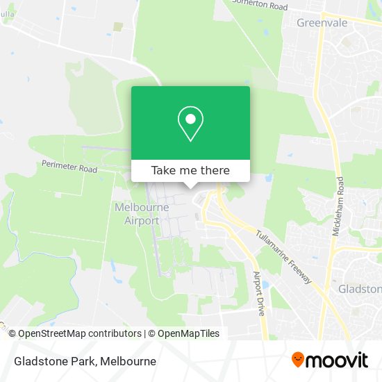 Gladstone Park map