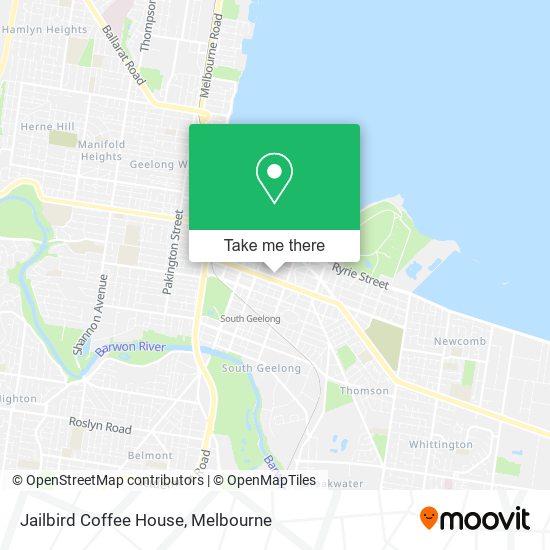 Mapa Jailbird Coffee House