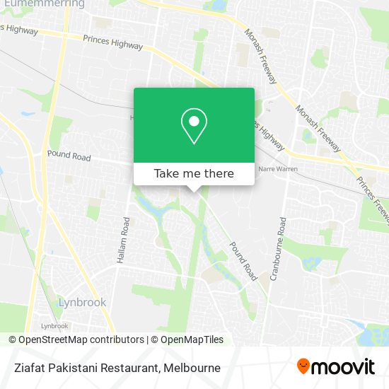 Ziafat Pakistani Restaurant map