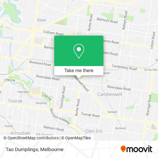 Tao Dumplings map