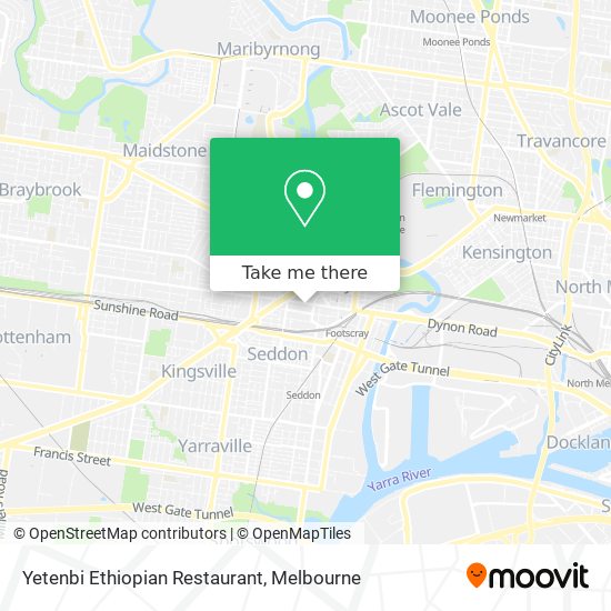 Yetenbi Ethiopian Restaurant map