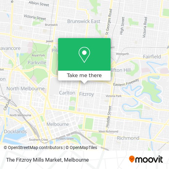 Mapa The Fitzroy Mills Market
