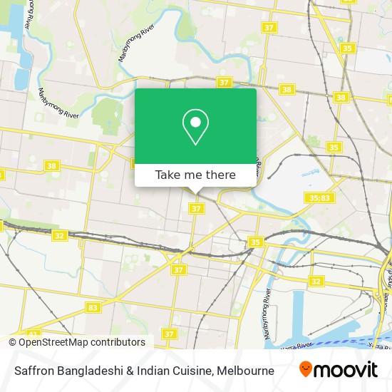 Saffron Bangladeshi & Indian Cuisine map